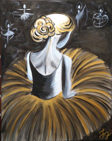 Ballerina 70x90 cm = 300kr 